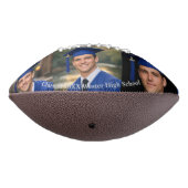 Modern Graduation Party Photo Display Football (Gedreht 270)