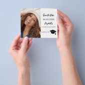 Modern Graduation Party Save the Date Flyer (Gruppe)