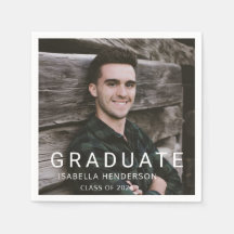 Modern Graduation Photo Typography