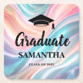 Modern  Graduation  Rechteckiger Pappuntersetzer (Vorderseite)