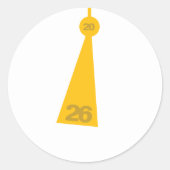 Modern Graduation Tassel Envelope Seal Sticker (Vorderseite)