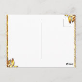 Modern Graduation Thank You Card Elegant Class of  Postkarte (Rückseite)