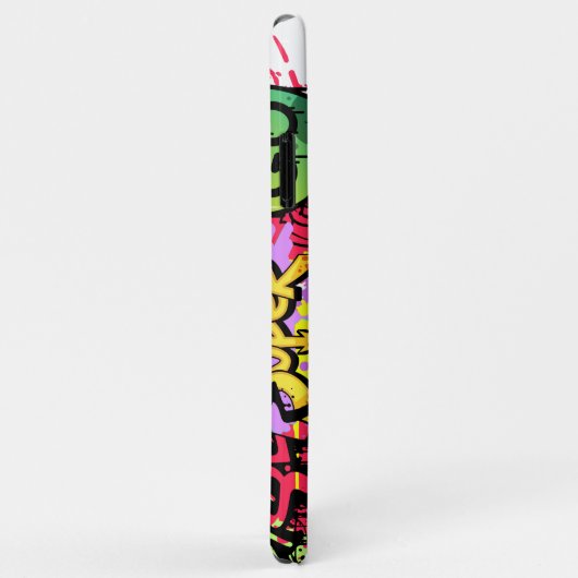 Modern graffiti elegant unique vibrant painted Case-Mate iPhone hülle (Hinten/Rechts)