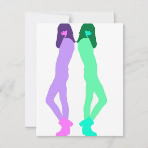 'Modern Graffiti Fashion Art' Feiertagskarte