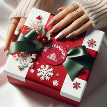 Modern Graffiti Red Frohe Weihnachten