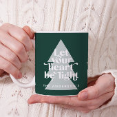 Modern grafisch minimale Weihnachten religiös Kaffeetasse