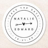 Modern, grafisch Save the Date