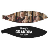 Modern Grandpa Est. Name Year 3 Photo Basketball (Panele)