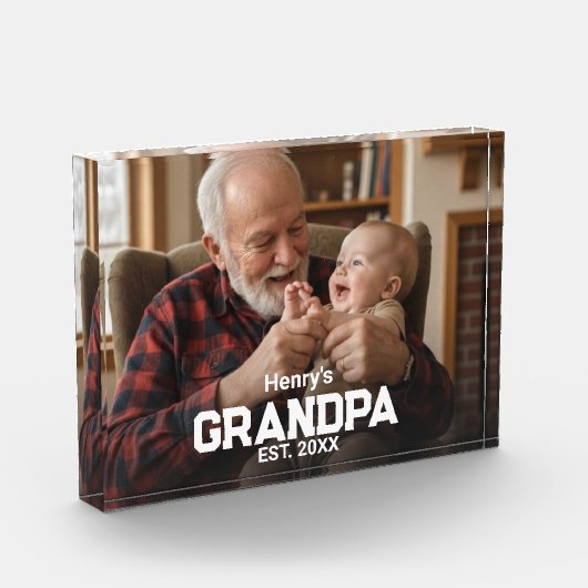 Modern Grandpa Est. Name Year Photo Block (Links)