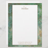 Modern Granite Stationierung Briefbogen (Vorne/Hinten)