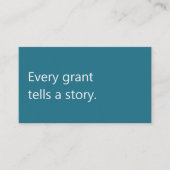 Modern Grant Writing Funding Consultant Freelance Visitenkarte (Vorderseite)