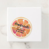 Modern Grapefruit Grapefruitcello Geschenkanhänger (Beispiel)