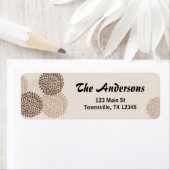 Modern Graphic Chrysanthemas Label 2 (Insitu)