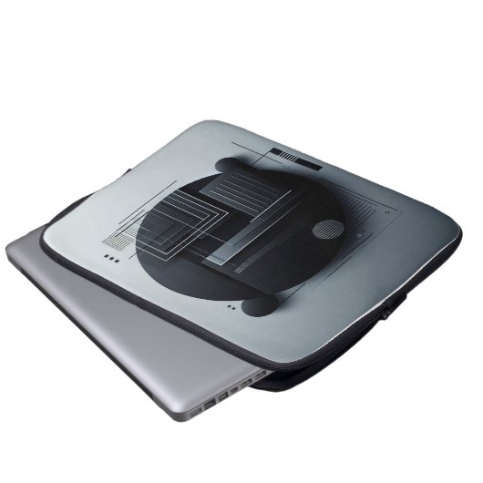 Modern Graphic Laptopschutzhülle (Vorne Knopf)