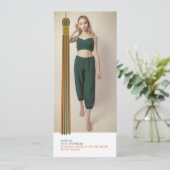 Modern Graphic Photo Graduation Announcement (Stehend Vorderseite)