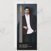 Modern Graphic Photo Graduation Announcement (Vorderseite)