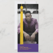 Modern Graphic Photo Graduation Announcement (Vorderseite)