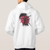 Modern Graphic T-Shirt Hoodie (Rückseite)