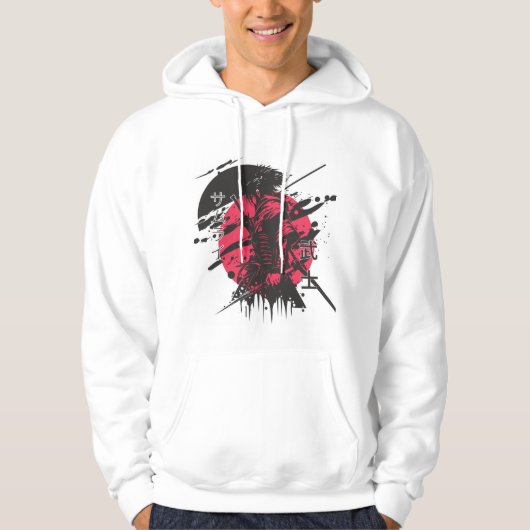 Modern Graphic T-Shirt Hoodie (Vorderseite)