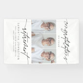 Modern gratulieren Renten Foto Banner (Horizontal)