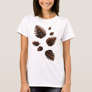 Modern Grau BROWN PINES Zitat-Shirt T-Shirt
