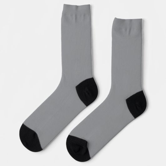 ​Modern Gray and Black Patterned Socks Socken (Linkes Detail)