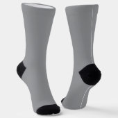 ​Modern Gray and Black Patterned Socks Socken (Gewinkelt)