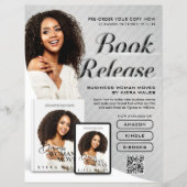 Modern Gray Author Flyer Book Launch Release (Vorne)