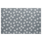 Modern Gray Dandelion Fabric Stoff (Fat Quarter (45,7 x 55,9 cm))