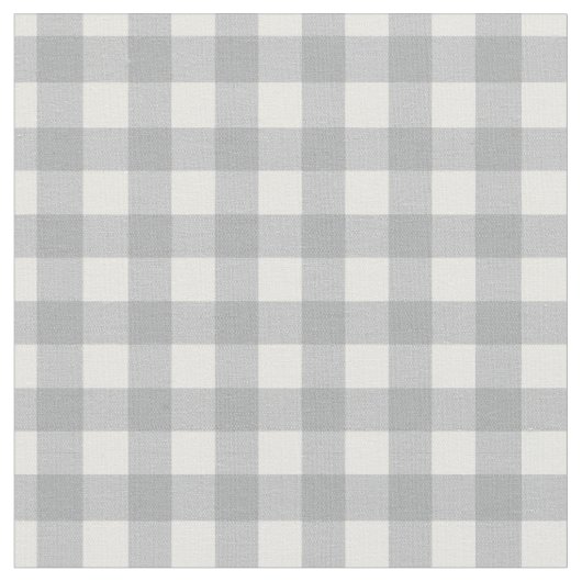 Modern Gray Gingham Stoff (Nahaufnahme)
