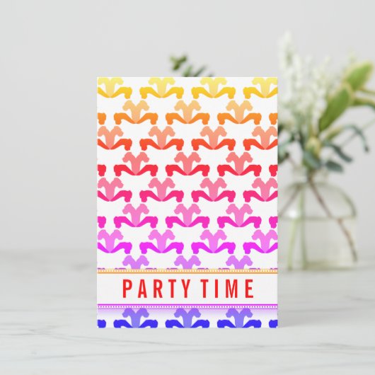 Modern Great Dane Einladung (Stehend Vorderseite)