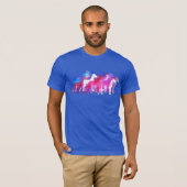 Modern Great Dane Group pinkT-Shirt T-Shirt (Vorne ganz)