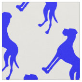 Modern Great Dane Muster Stoff (Nahaufnahme)