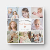 Modern Great Oma 8 Foto Collage Herzstück Plaque Fotoplatte (Vorderseite)