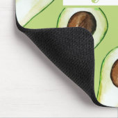 Modern Green Avocado Fusion Zitat Mousepad (Ecke)