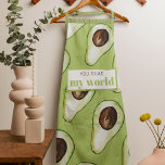 Modern Green Avocado Fusion Zitat Schürze<br><div class="desc">Modern Green Avocado Fusion Zitat</div>
