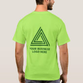 Modern-Green-Business-Logo T-Shirt (Rückseite)