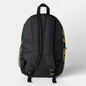 Modern Green Camouflage Backpack – Premium Army Bedruckter Rucksack (Rückseite)
