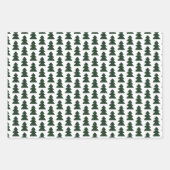 Modern Green Christmas Geschenkpapier Set (Vorderseite 3)