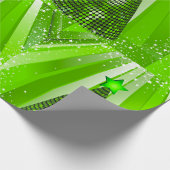 Modern Green Christmas Tree mit Star Geschenkpapier