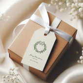 Modern Green Christmas Whimsical Geschenkanhänger