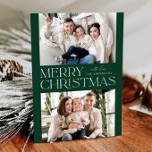 Modern Green Frohe Weihnachten 2 Foto