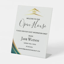 Modern Green & Golden Real Estate