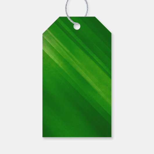 Modern Green Grunge Bar Mitzvah Geschenkanhänger (Rückseite)