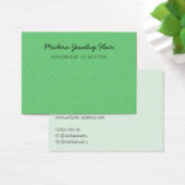 Modern Green Necklace Bracelet Display Card (Schreibtisch)
