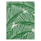 Modern Green Palm Leaf Tischdecke (Vorderseite)