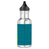 Modern Green Personalisiert Name Edelstahlflasche (Rechts)