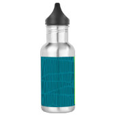 Modern Green Personalisiert Name Edelstahlflasche (Links)