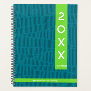 Modern Green Personalisiert Planer