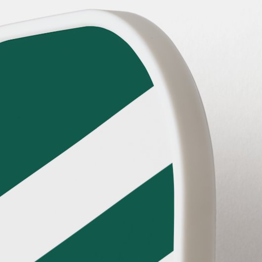 Modern Green Script Name Pickleball Schläger (Linke Seite)